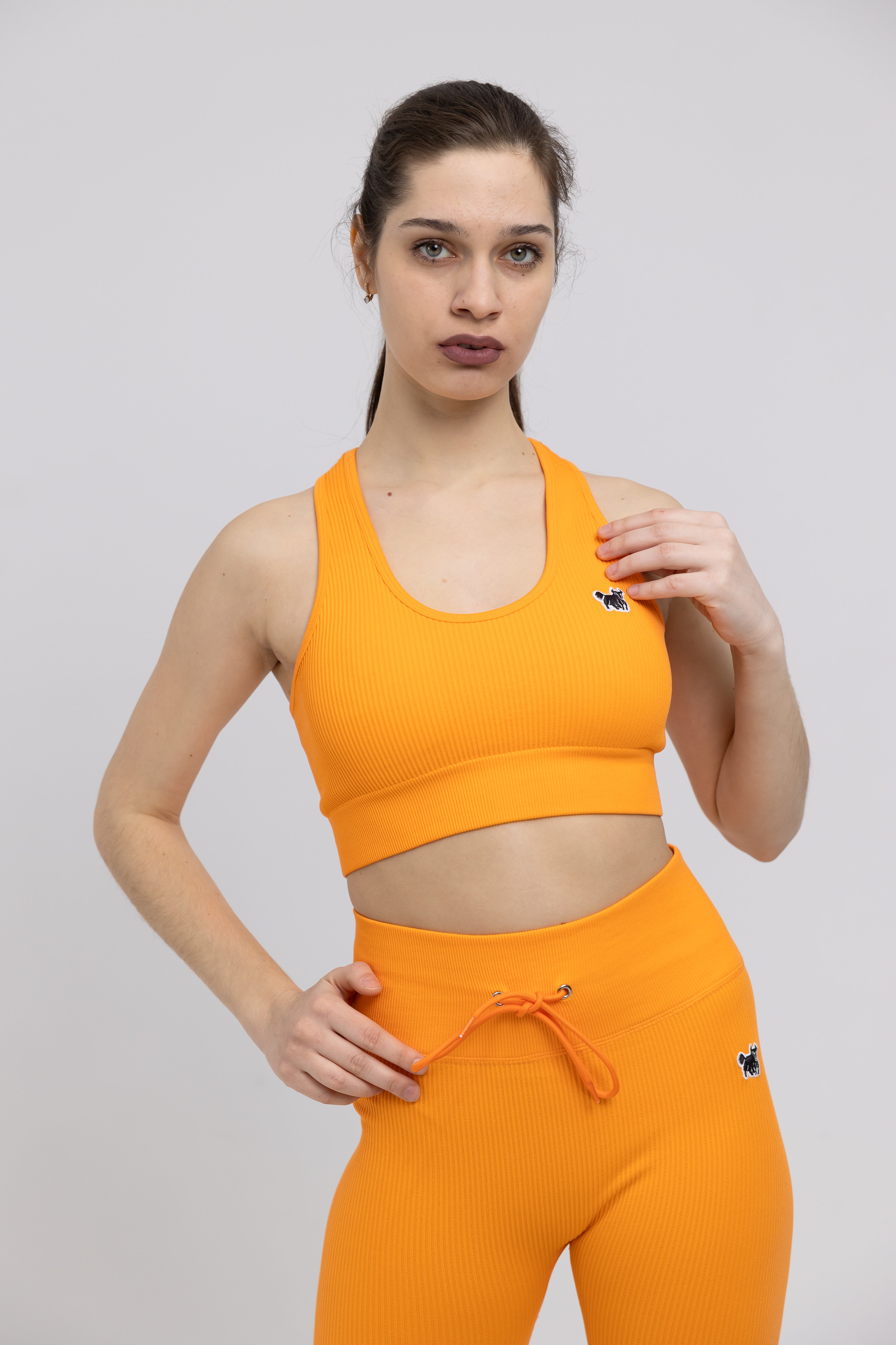 Flow Like a Wave: Discover YAKWARY’s Seamless Ribbed Sports Bra