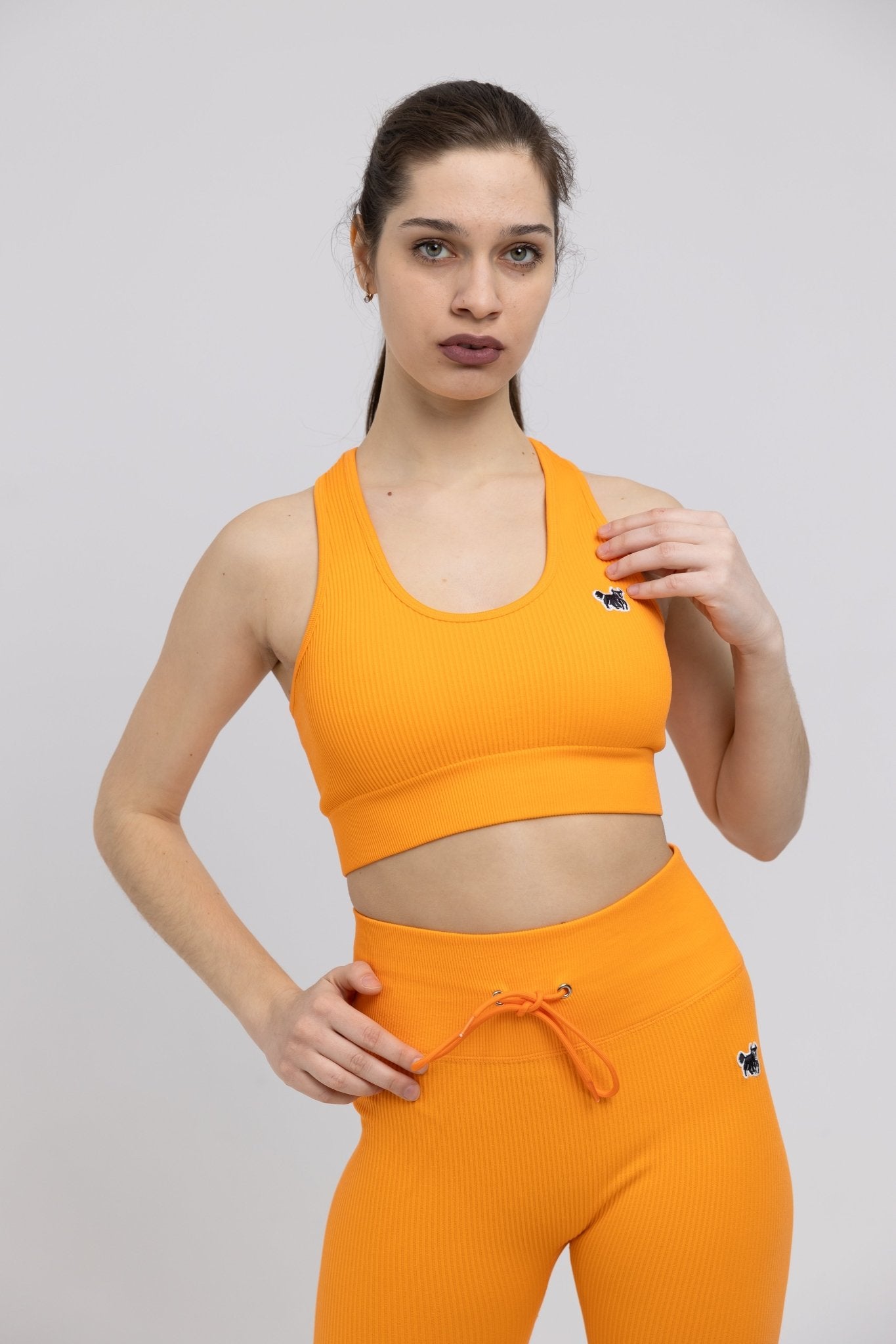 Flow Like a Wave: Discover YAKWARY’s Seamless Ribbed Sports Bra - YAKWARY®