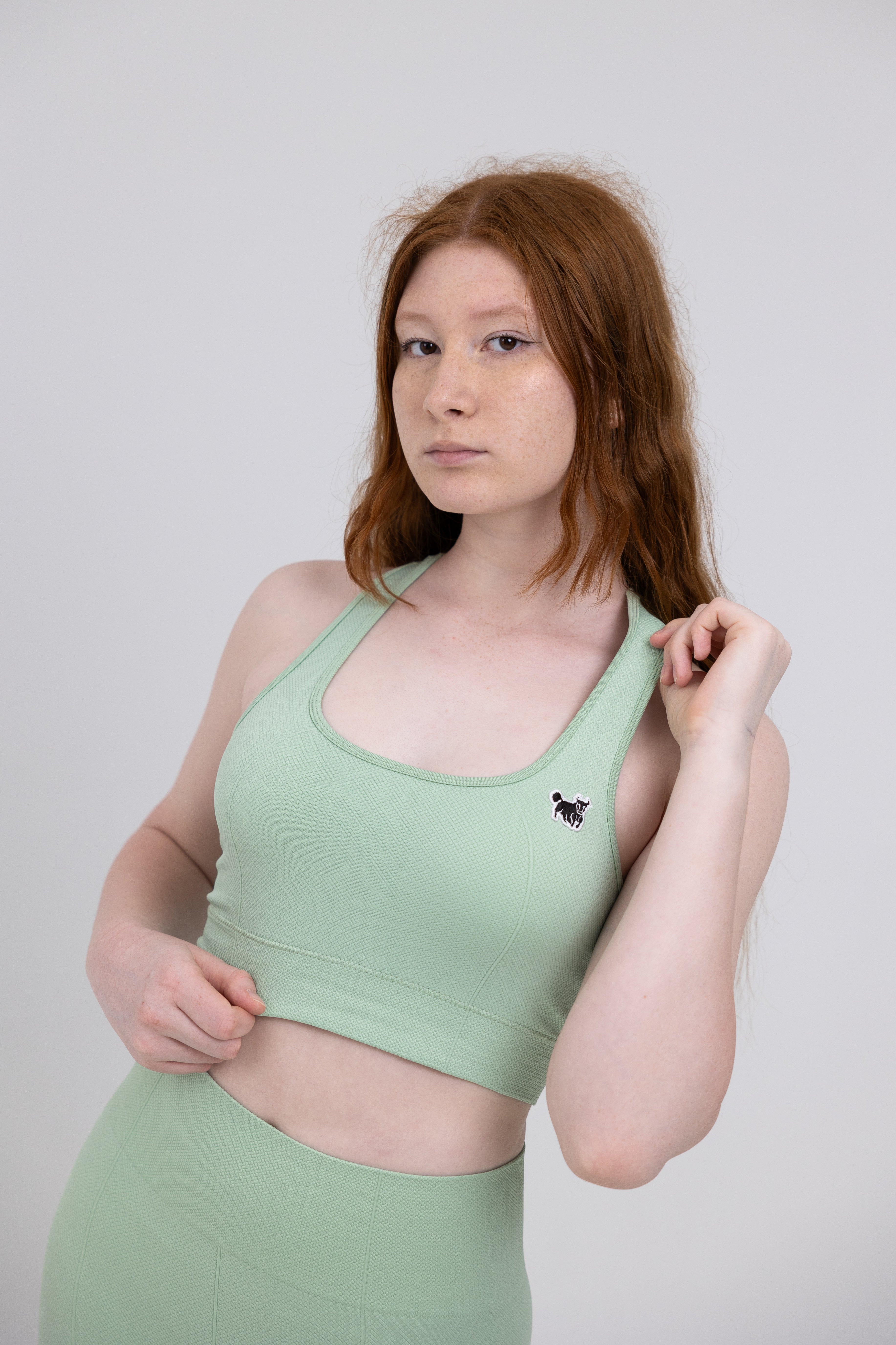 SEAMLESS HONEYCOMB ALPS SPORT BRA