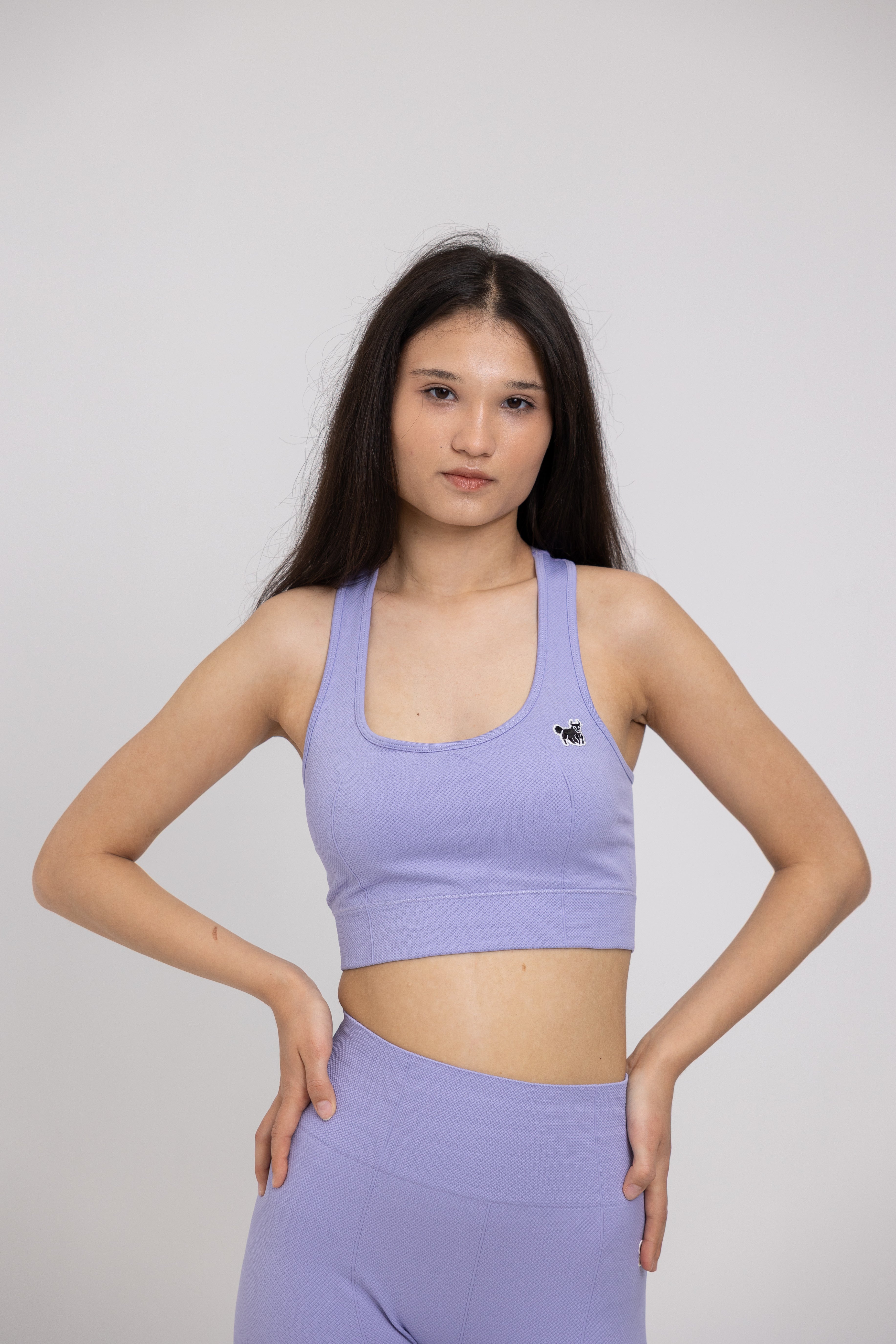 SEAMLESS HONEYCOMB ALPS SPORT BRA