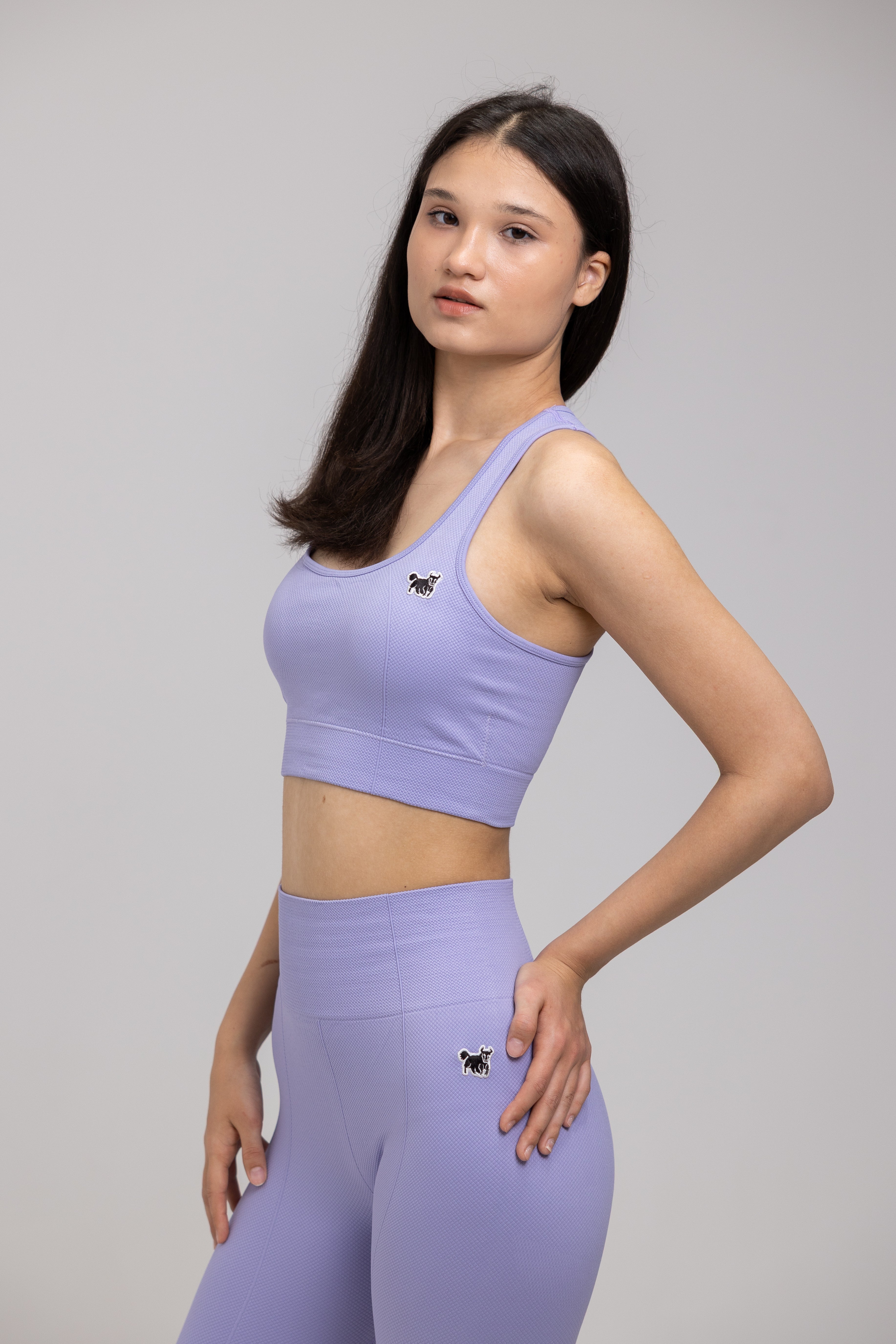 SEAMLESS HONEYCOMB ALPS SPORT BRA