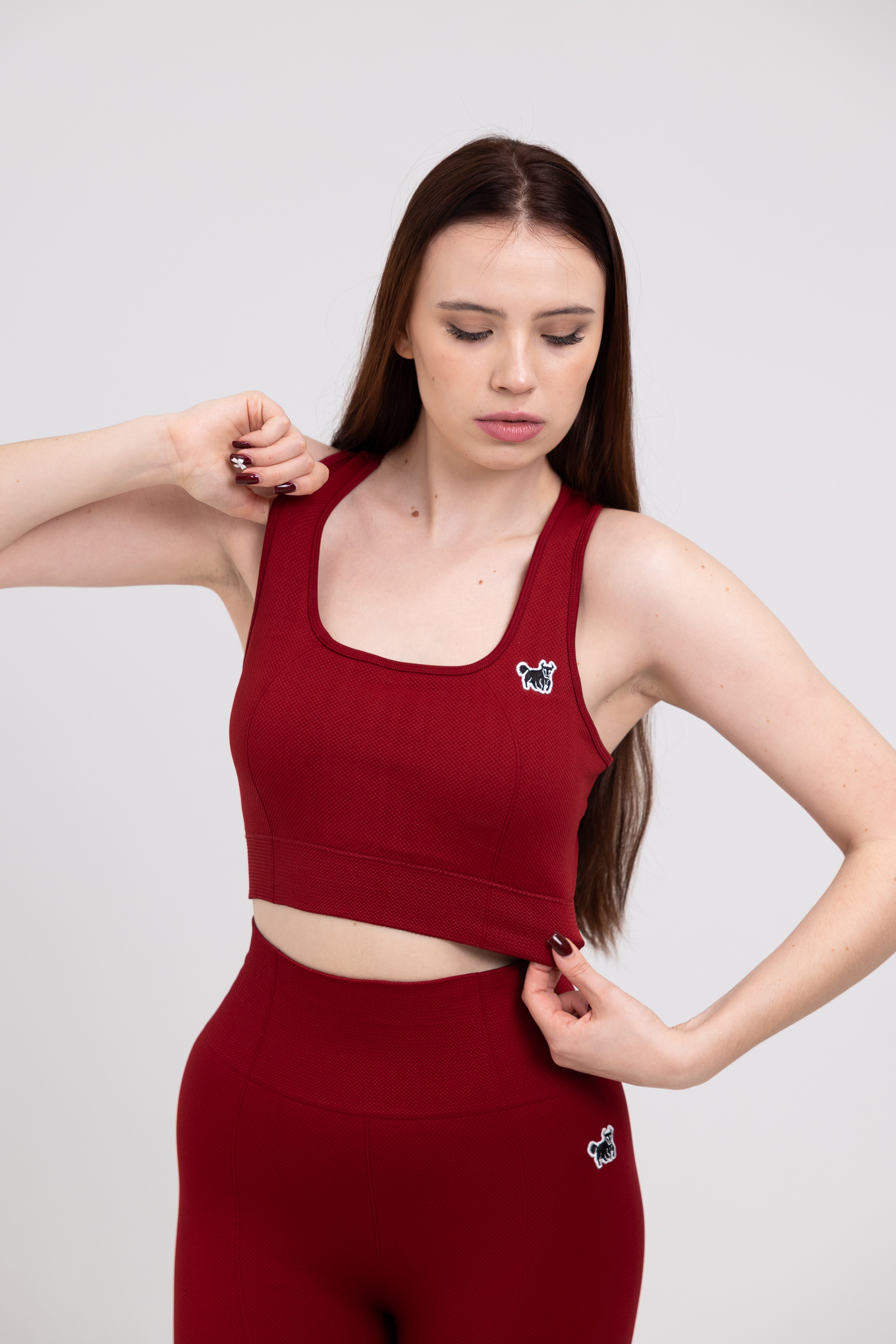 SEAMLESS HONEYCOMB ALPS SPORT BRA