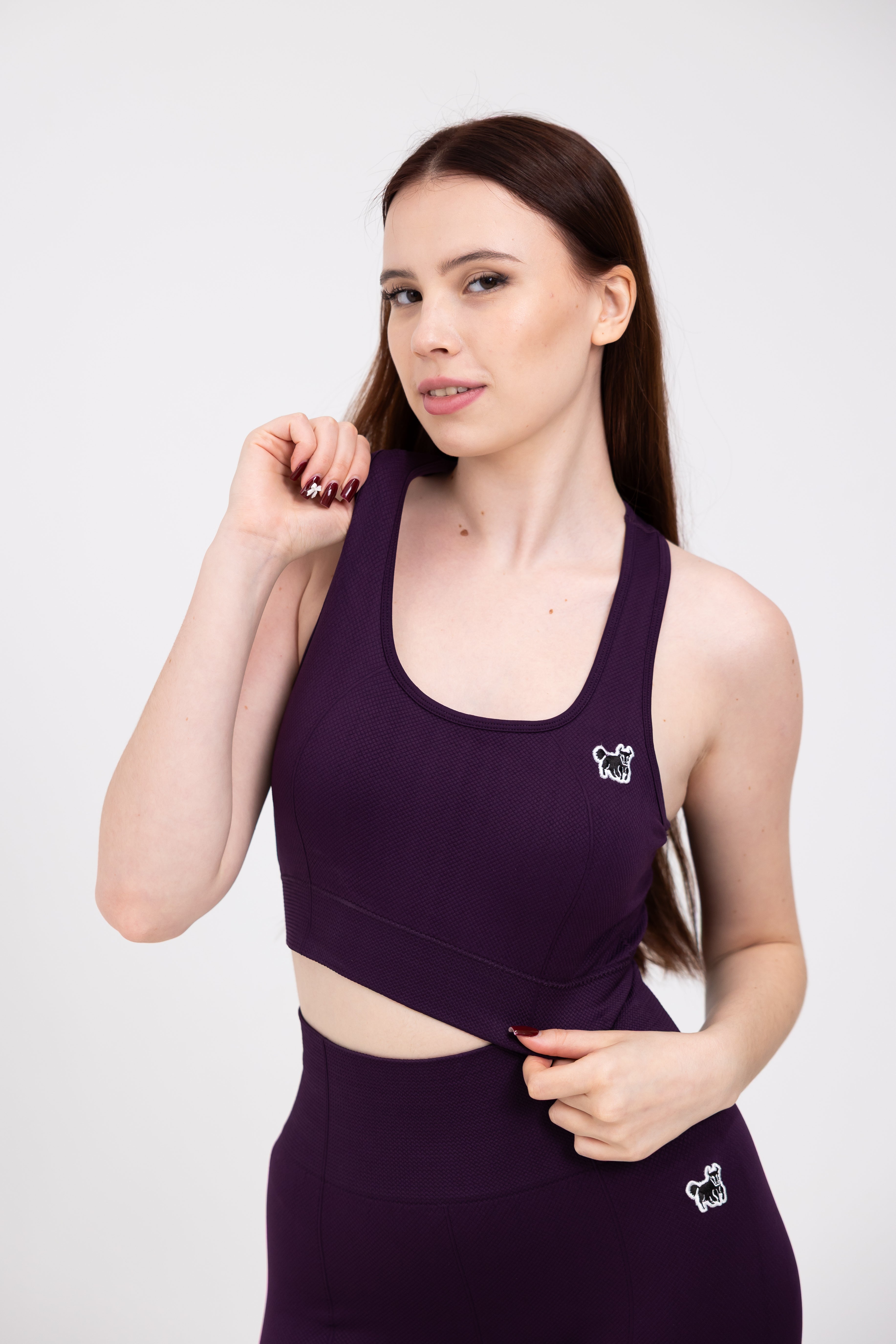 SEAMLESS HONEYCOMB ALPS SPORT BRA