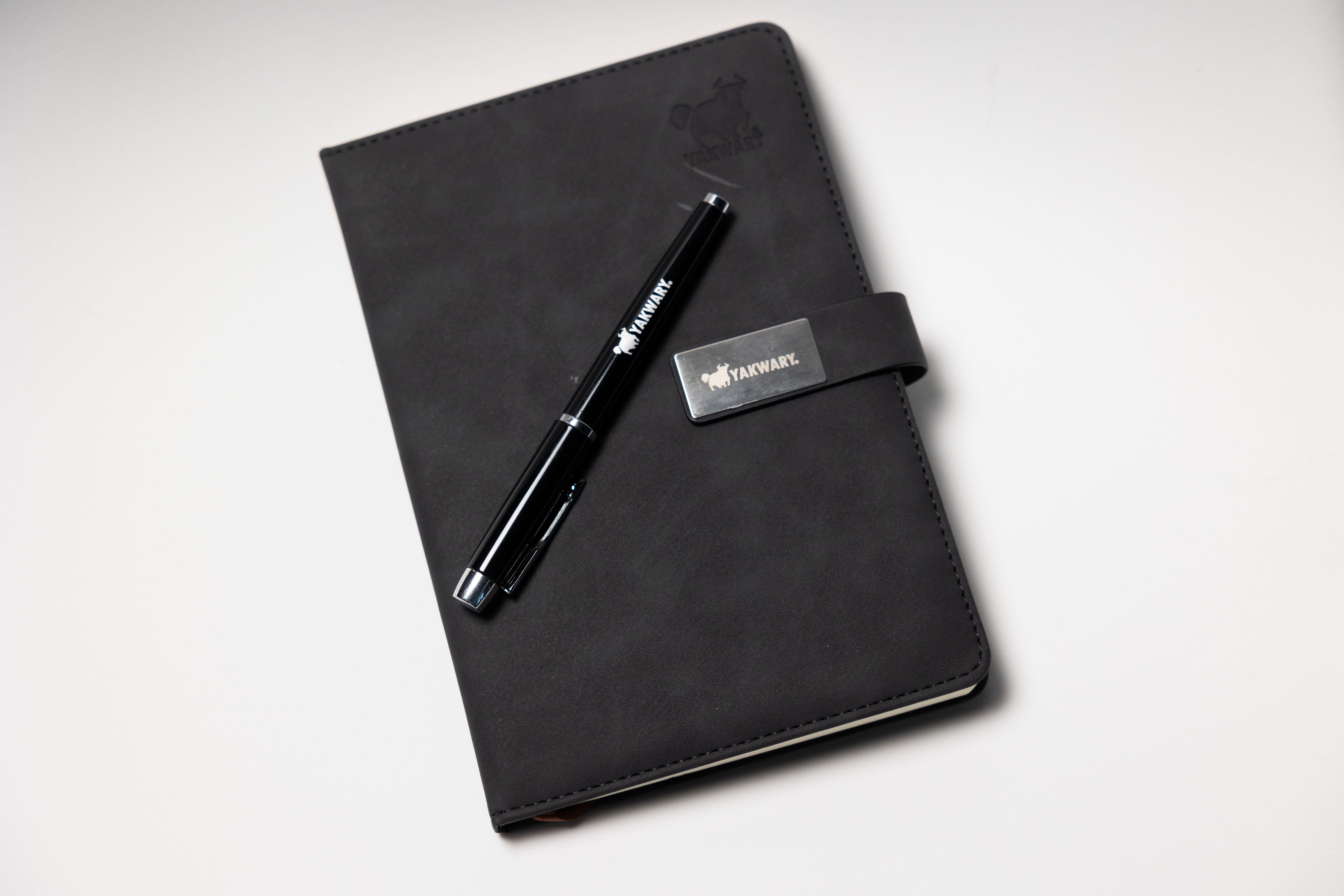 YAKWARY SUPER SOFT NOTEPAD WITH BALLPOINT PEN WITH GRATIS THERMO-FLASCHE