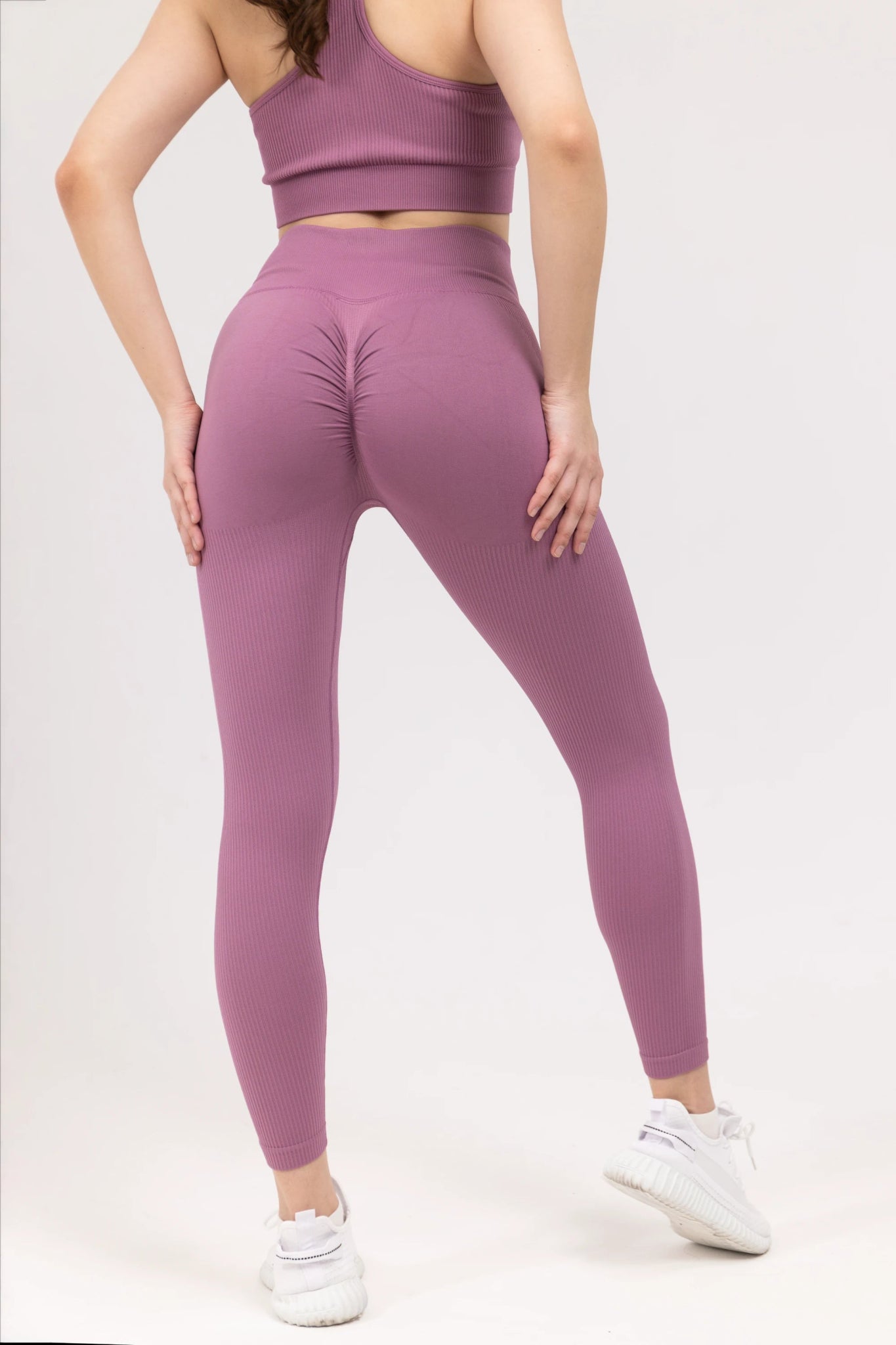 Seamless Ribbed WAVE HIPS Leggings - YAKWARY®
