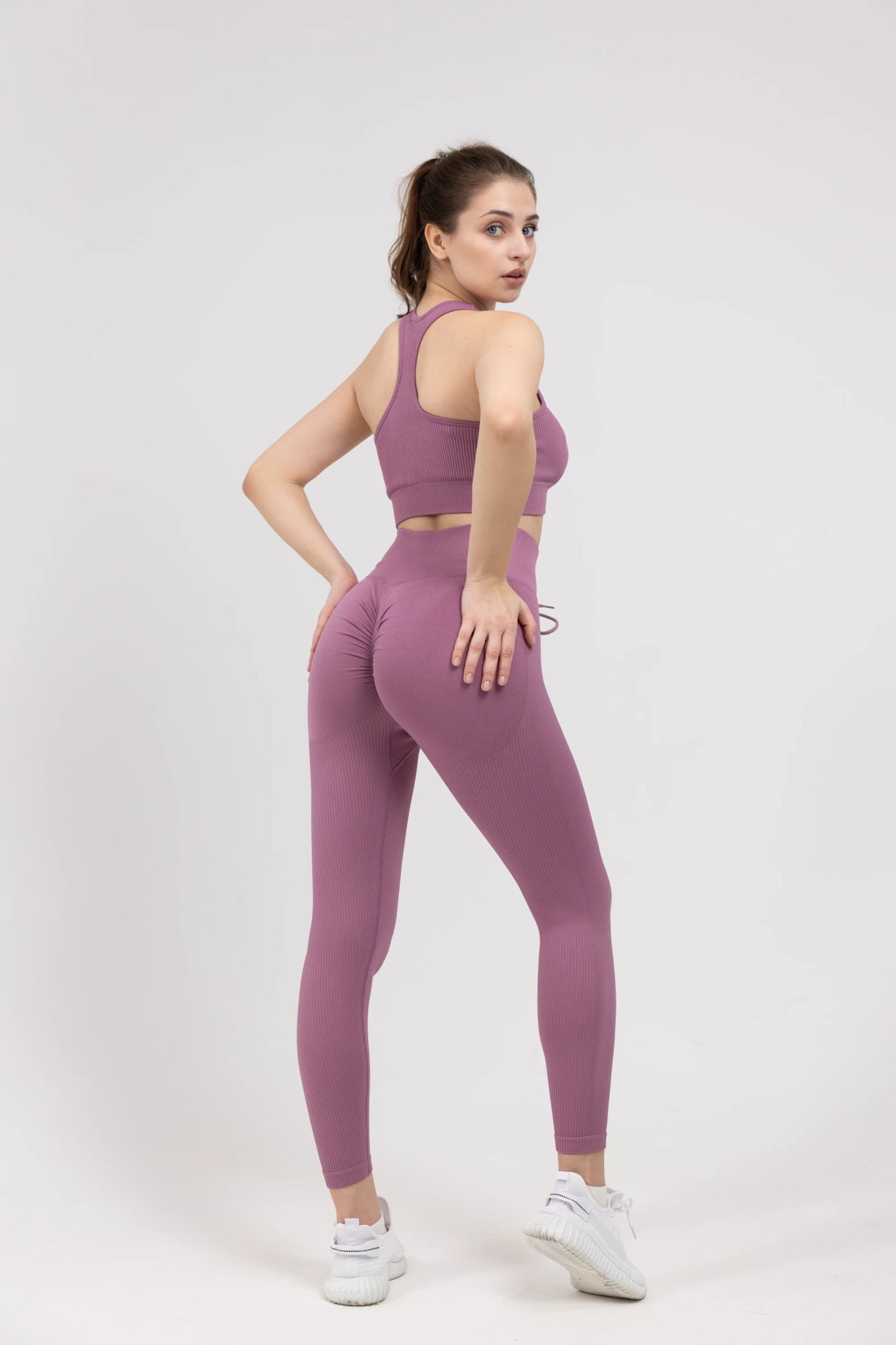 Seamless Ribbed WAVE HIPS Leggings - YAKWARY®