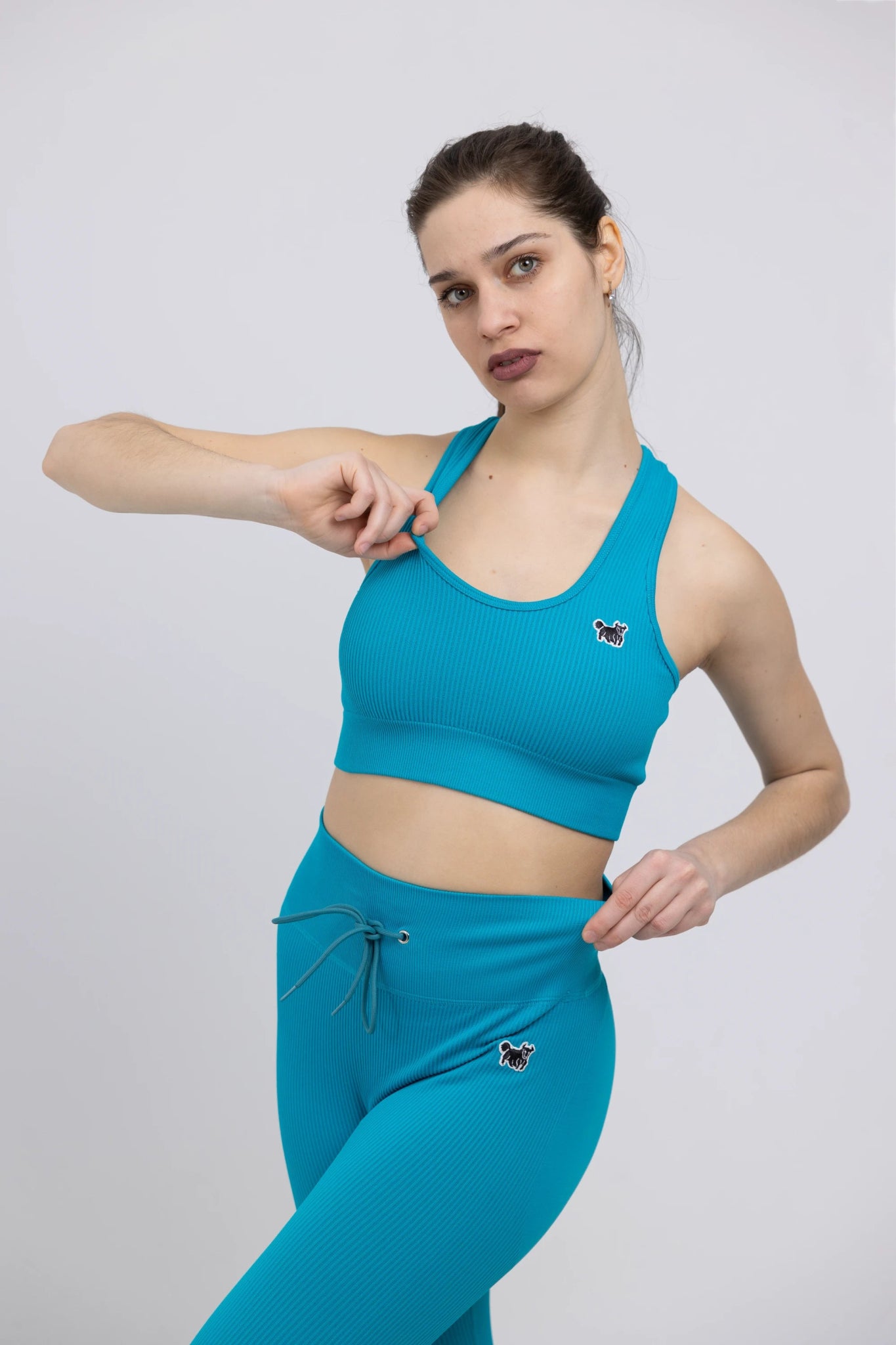 SEAMLESS RIBBED WAVE SPORT - BRA - YAKWARY®