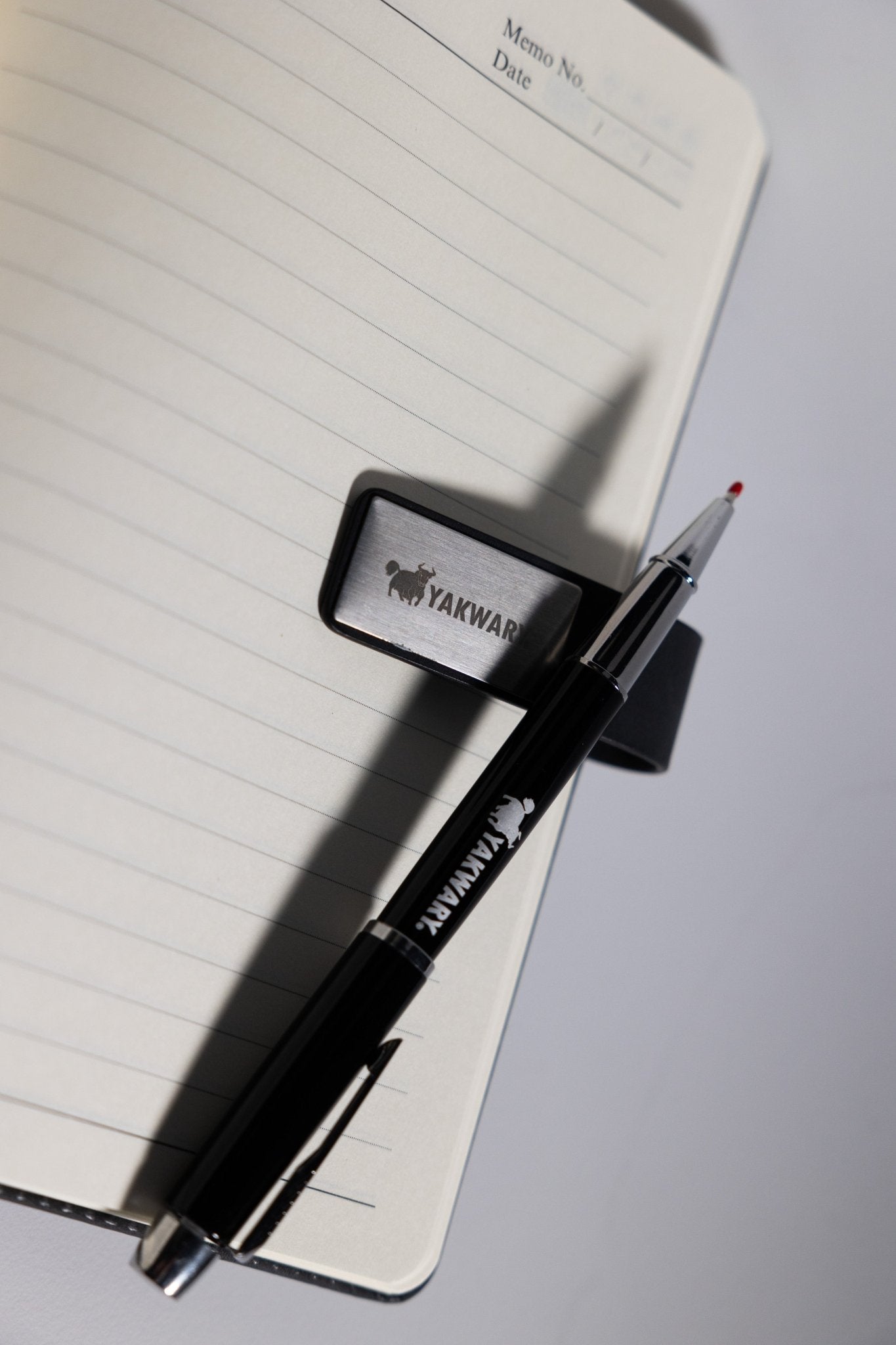 YAKWARY SUPER SOFT NOTEPAD WITH BALLPOINT PEN WITH GRATIS THERMO - FLASCHE - YAKWARY®