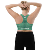 YAKWARY Women Longline Sports Bra #25