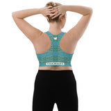 YAKWARY Women Longline Sports Bra #29