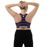 YAKWARY Women Longline Sports Bra #41