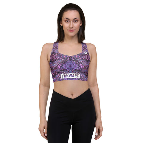 YAKWARY Women Longline Sports Bra #1