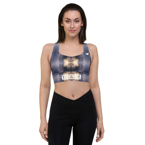 YAKWARY Women Longline Sports Bra #6