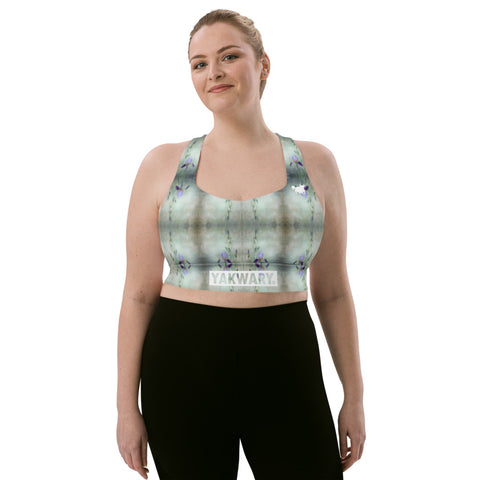 YAKWARY Women Longline Sports Bra #9