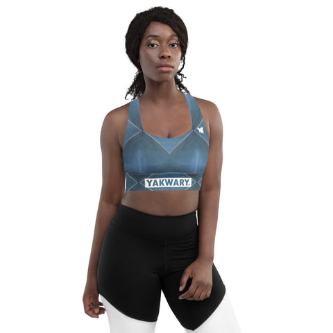 YAKWARY Women Longline Sports Bra #27