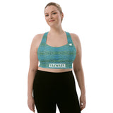 YAKWARY Women Longline Sports Bra #29