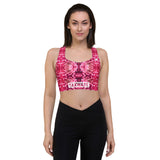 YAKWARY Women Longline Sports Bra #34