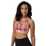 YAKWARY Women Longline Sports Bra #24