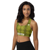 YAKWARY Women Longline Sports Bra #28