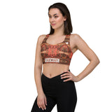 YAKWARY Women Longline Sports Bra #30