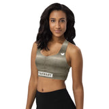 YAKWARY Women Longline Sports Bra #32