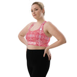 YAKWARY Women Longline Sports Bra #37