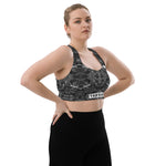 YAKWARY Women Longline Sports Bra #4