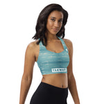 YAKWARY Women Longline Sports Bra #20