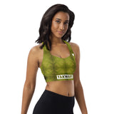 YAKWARY Women Longline Sports Bra #28