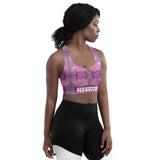 YAKWARY Women Longline Sports Bra #31