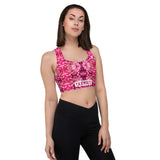 YAKWARY Women Longline Sports Bra #34