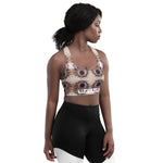 YAKWARY Women Longline Sports Bra #39