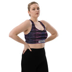 YAKWARY Women Longline Sports Bra #41