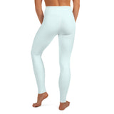 YAKWARY Blue Yoga Leggings Without Pocket