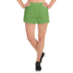 YAKWARY Women Green Athletic Short Shorts