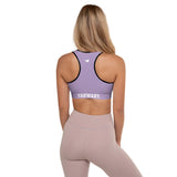 YAKWARY Women Purple Padded Sports Bra