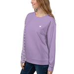 YAKWARY Women Purple Special Sweatshirt