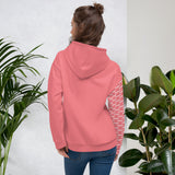 YAKWARY Women Pink Special Hoodie