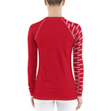 YAKWARY Women Red Special Rash Guard