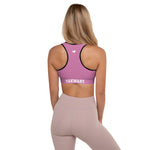 YAKWARY Women Pink Padded Sports Bra