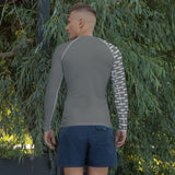 YAKWARY Men Gym Special Gray Rash Guard