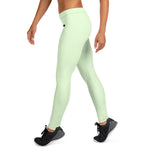 YAKWARY Women Green Leggings