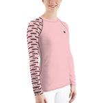 YAKWARY Women Pink Special Rash Guard