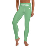 YAKWARY Green Yoga Leggings With Pocket