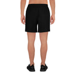 YAKWARY Men Sports Long Black Shorts