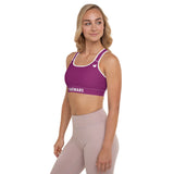 YAKWARY Women Pink Padded Sports Bra