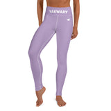 YAKWARY Purple Yoga Leggings Without Pocket