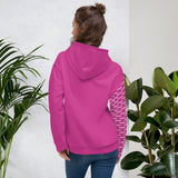 YAKWARY Women Pink Special Hoodie