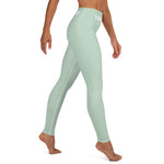 YAKWARY Turquoise Yoga Leggings Without Pocket