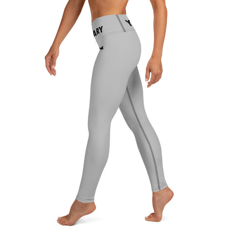 YAKWARY Gray Yoga Leggings Without Pocket